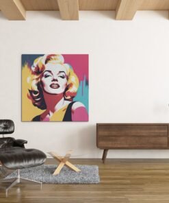 OEFE 1260 vierkant schilderij marilyn monroe c