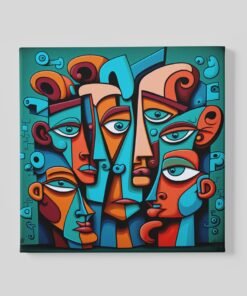 Vierkant Schilderijen Abstracte Kunst