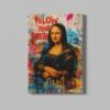ALIVA 1404 graffiti mona lisa street art canvas schilderij