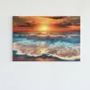 ALIVA 1425 canvas schilderij zonsondergang c