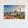 ALIVA 1432 moskee sultan ahmet istanboel canvas schilderij