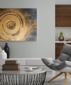 ALIVA 1438 canvas schilderij abstracte wervelingen c
