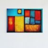 ALIVA 1439 canvas schilderij vormen abstract kleurrijk
