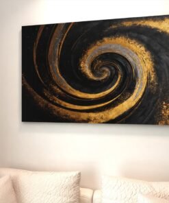 ALIVA 1442 hypnotische sspiraal canvas schilderij c