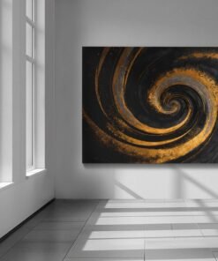 ALIVA 1442 hypnotische sspiraal canvas schilderij d