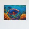 ALIVA 1451 kleurrijke zee vis canvas schilderij