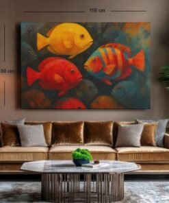 kleurrijke-vissen-moderne-canvas-schilderij-d