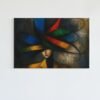 ALIVA 1460 de mystieke vrouw canvas schilderij