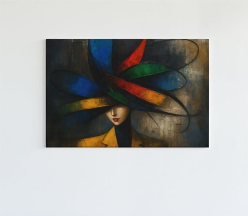 De Mystieke Vrouw Canvas Schilderij