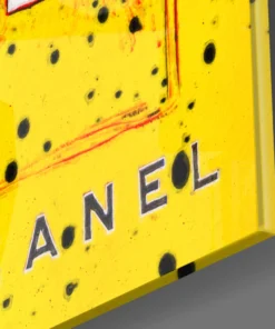dsg 4062 c andy warhol and chanel glasschilderij