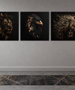 wilde-dieren-drieluik-schilderijen-