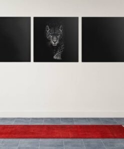 Drieluik Schilderij Luipaard