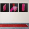 OLIVA 1015 roze drieluik canvas schilderijen 1 1