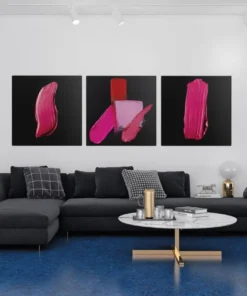 OLIVA 1015 roze drieluik canvas schilderijen k