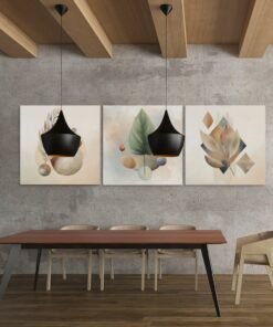 OLIVA 1017 drieluik schilderijen abstract modern b