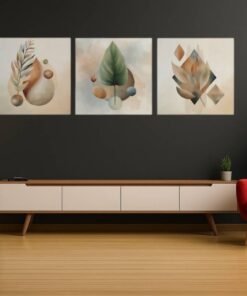 OLIVA 1017 drieluik schilderijen abstract modern e