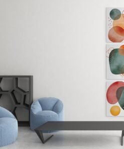 Alternative view of Abstract Modern Drieluik Schilderij