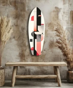 Moderne Golf Surfboard Glasschilderij - Afbeelding 9