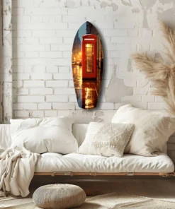 ksrf 2061 f telefooncel surfboard glasschilderij