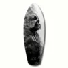 ksrf 2064 b dark force surfboard glasschilderij