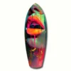 ksrf 2092 b kleurrijke lippen surfboard glasschilderij