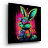 sdn 3033 b retro rabbit glasschilderij