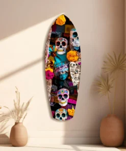 Alternative view of Schedels Surfboard Glasschilderij