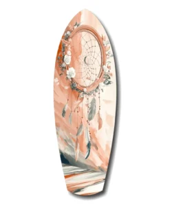 Dromenvanger Surfboard Glasschilderij