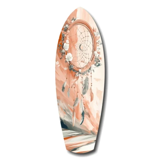 Dromenvanger Surfboard Glasschilderij