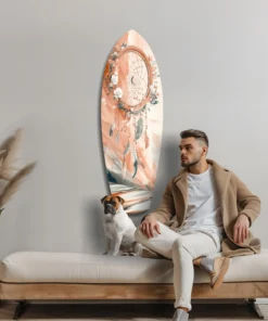 Dromenvanger Surfboard Glasschilderij - Afbeelding 8