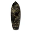 srf 1013 b golven goud surfboard glasschilderij
