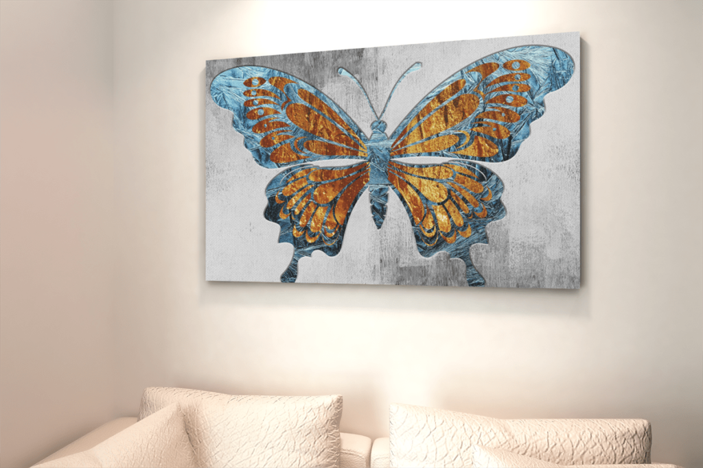 Vlinder Canvas Schilderij