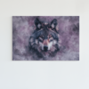 ALIVA 1463 wilde dier wolf canvas schilderij