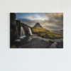 ALIVA 1464 waterval en berg canvas schilderij