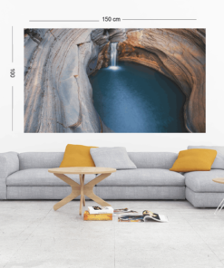 Waterval Natuur Canvas Schilderij - Afbeelding 5