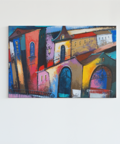 Sprookjeshuizen Canvas Schilderij