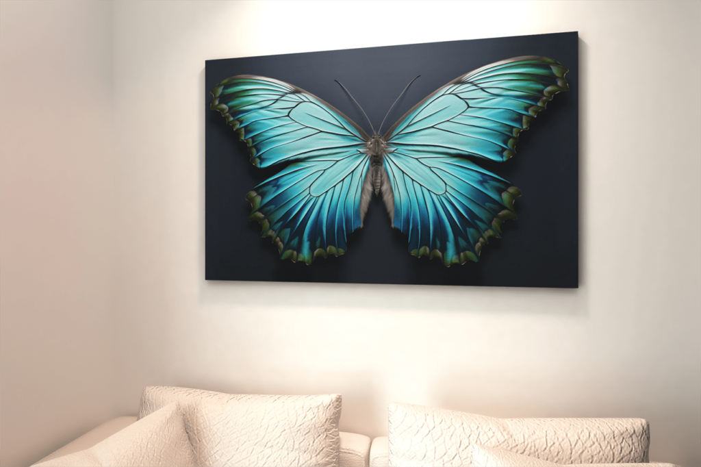 Vlinder Canvas Schilderij
