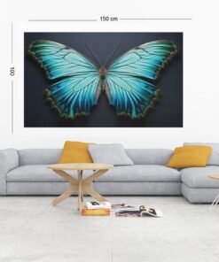 ALIVA 1469 vlinder canvas schilderij g