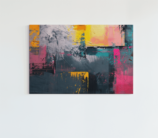 ALIVA 1470 abstracte kunst kleurrijke schilderij