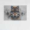 ALIVA 1471 wilde dier wolf schilderij min