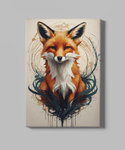 Dieren Canvas Schilderij Vos