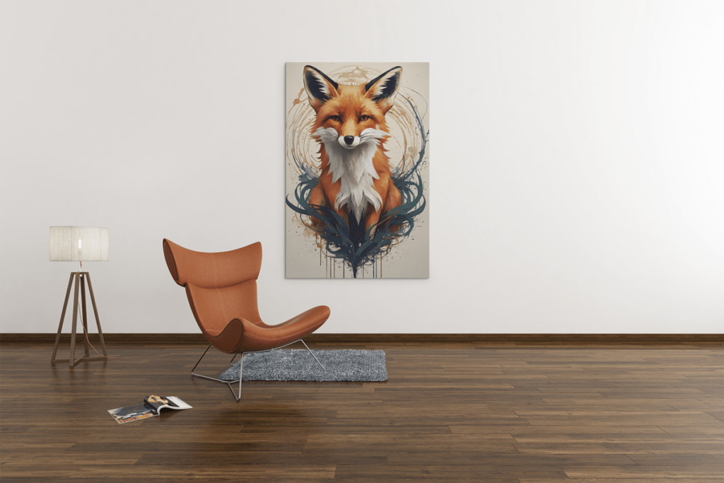 Dieren Canvas Schilderij Vos