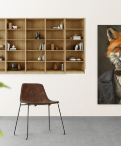 ALIVA 1475 vos canvas schilderij e