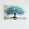 ALIVA 1476 canvas schilderij levensboom blauw