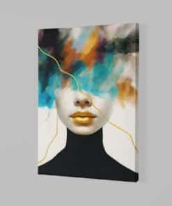 ALIVA 1479 moderne kunst vrouw abstract schilderij a