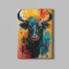 ALIVA 1481 canvas schilderij stier dieren a