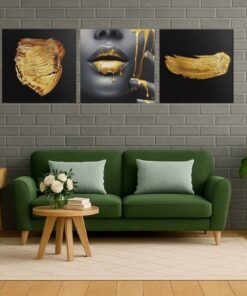 vrouw-en-goud-drieluik-schilderij-d