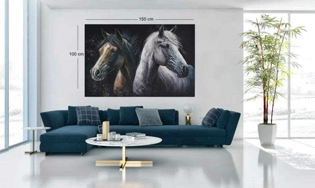 ALIVA-1485-paarden-portret-canvas-schilderij-d