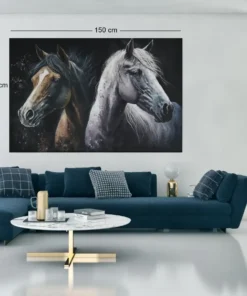 ALIVA-1485-paarden-portret-canvas-schilderij-d