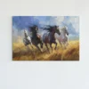 ALIVA 1486 rennende paarden canvas schilderij